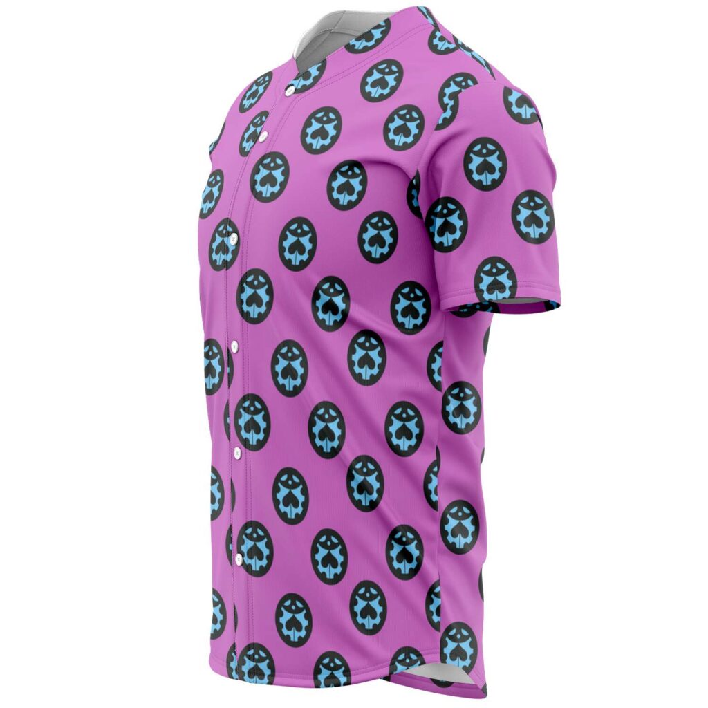 Giorgio Giovanna Pattern Pink Baseball Jersey - Image 3