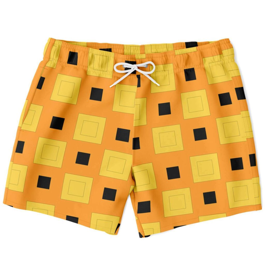 JJBA Narancia Ghirga Pattern Swim Trunk