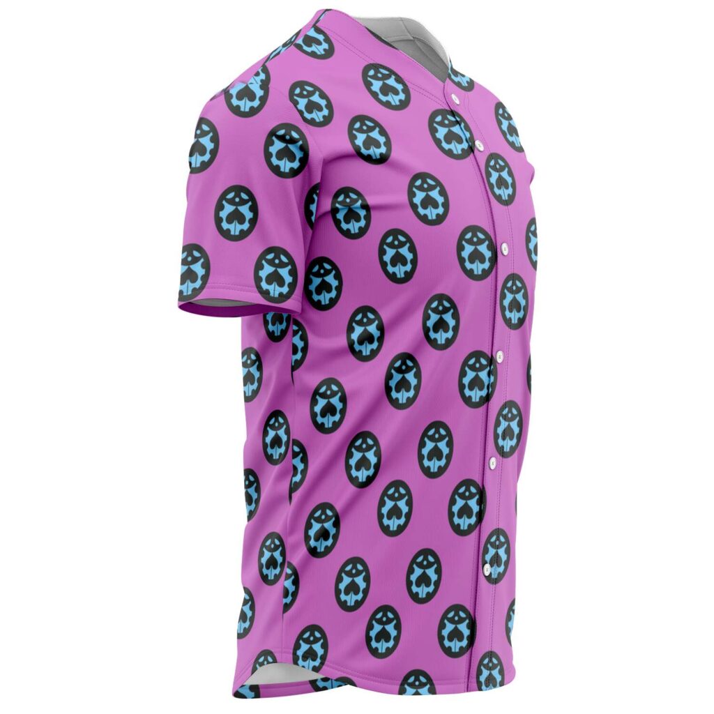 Giorgio Giovanna Pattern Pink Baseball Jersey - Image 4