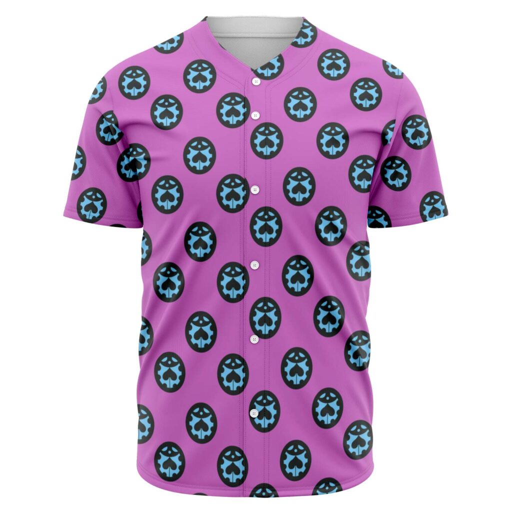 Giorgio Giovanna Pattern Pink Baseball Jersey