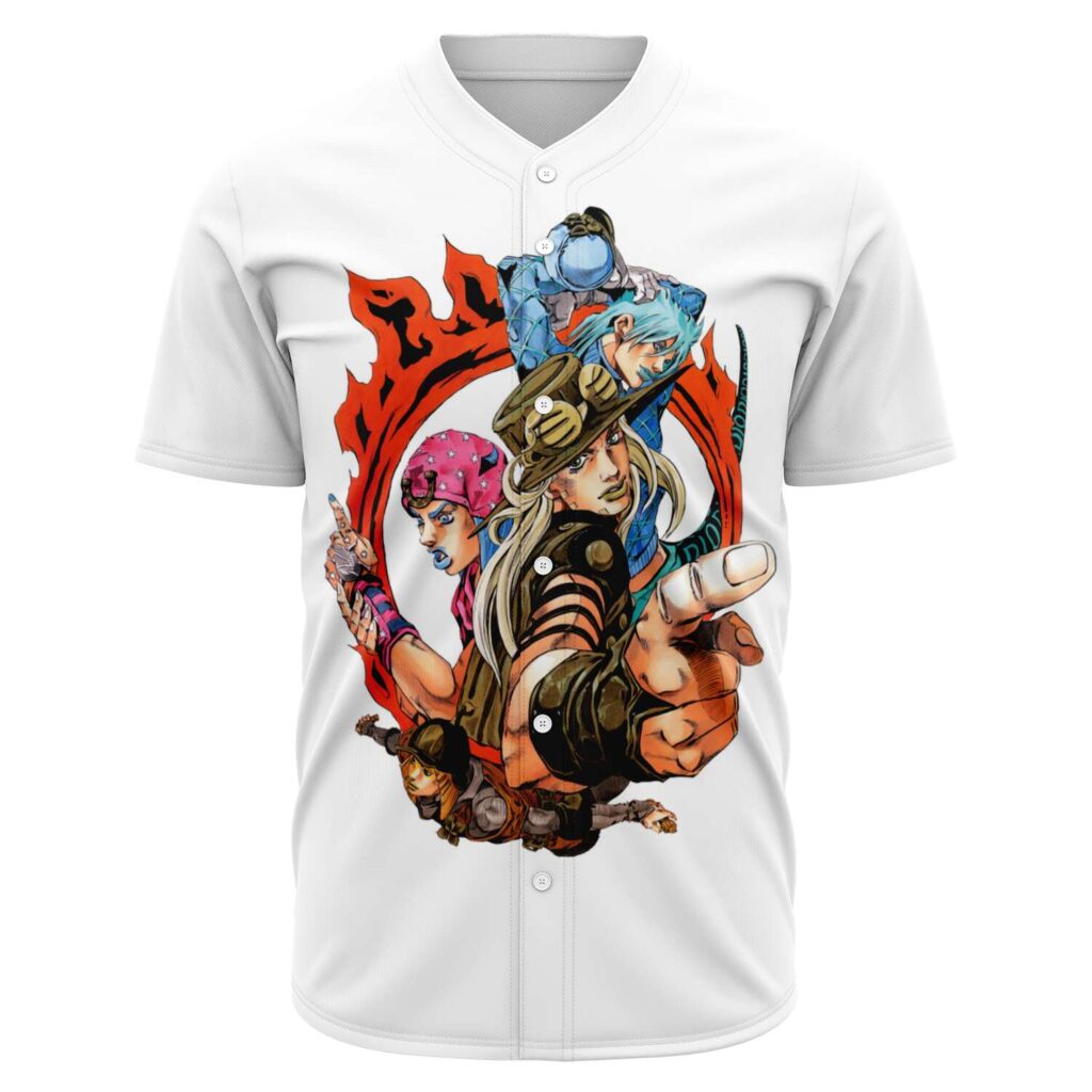 JoJo's Bizarre Adventure Baseball Jersey 3D Style
