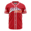 Golden Wind Squad JBA AOP Baseball Jersey FRONT Mockup - JoJo's Bizarre Adventure UK Store
