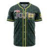 Jolyne Cujoh Stone Ocean JBA AOP Baseball Jersey FRONT Mockup - JoJo's Bizarre Adventure UK Store