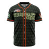 Kakyoin Hierophant Green JBA AOP Baseball Jersey FRONT Mockup - JoJo's Bizarre Adventure UK Store