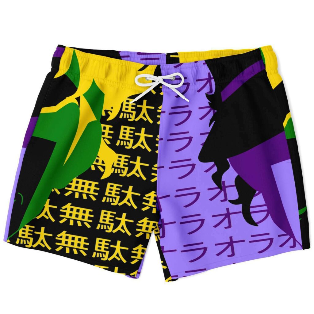 Kujo Jotaro VS Dio Brando JJBA Swim Trunks