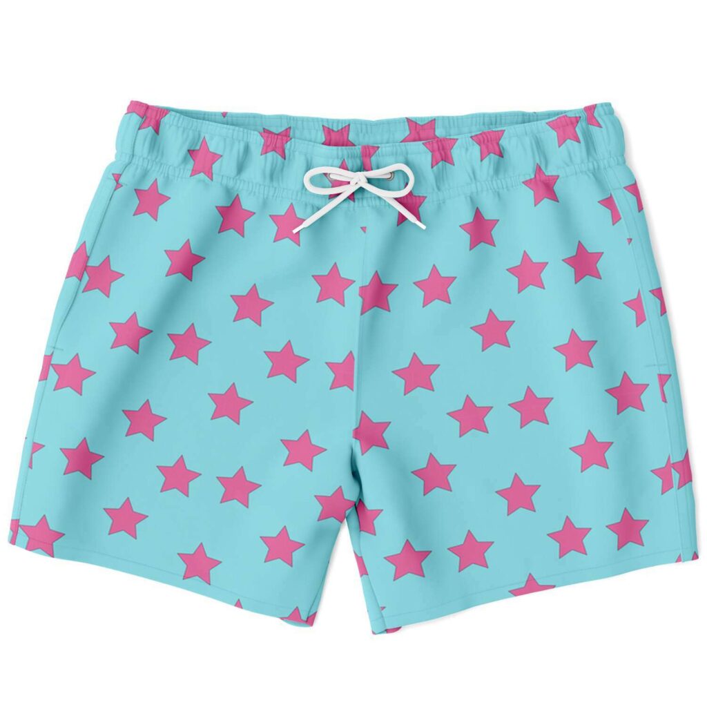 JJBA Johnny Joestar Pattern Swim Trunk