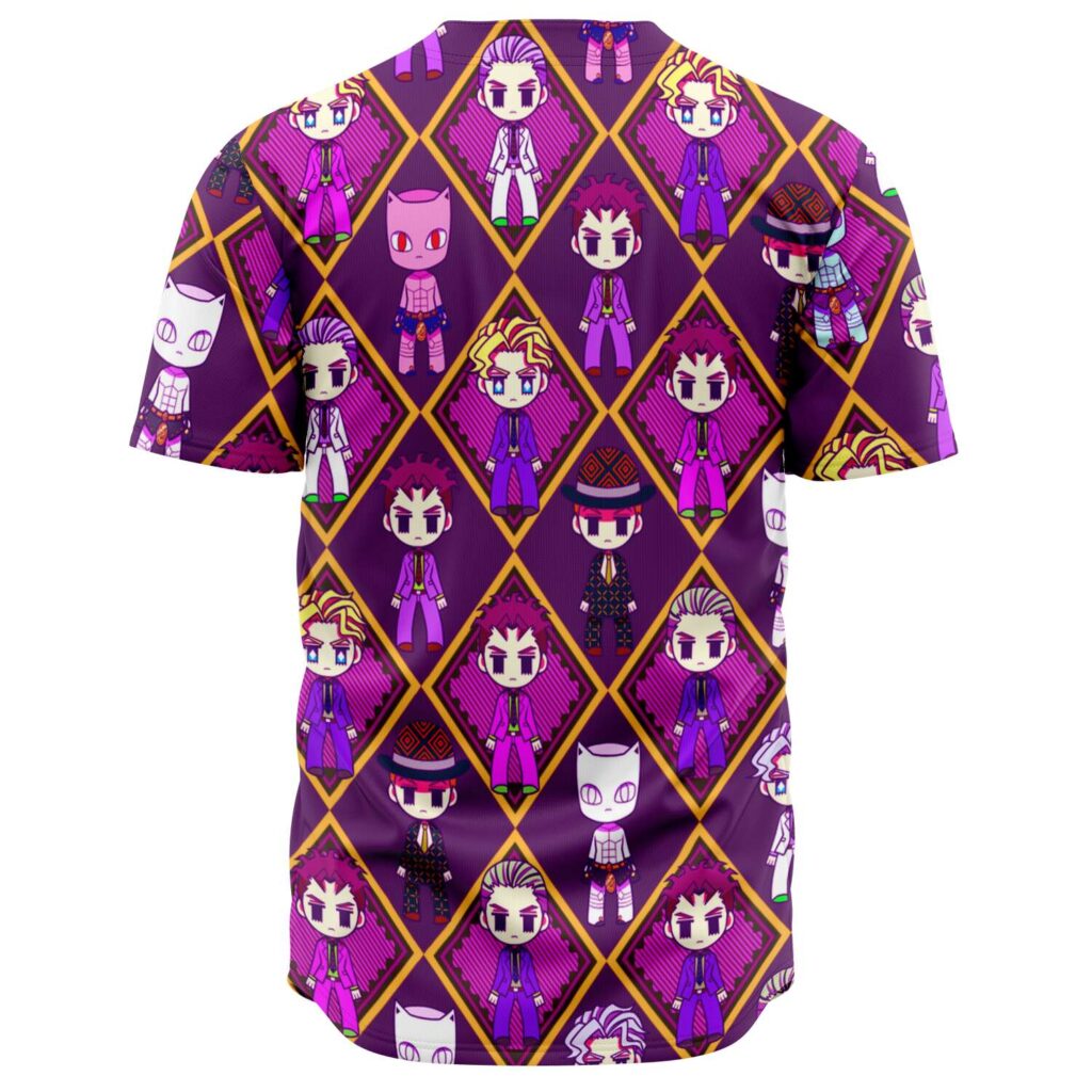 JoJo’s Bizarre Adventure Chibli 3D Baseball Jersey - Image 2