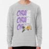 ssrcolightweight sweatshirtmensheather greyfrontsquare productx1000 bgf8f8f8 - JoJo's Bizarre Adventure UK Store